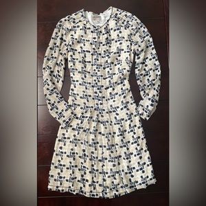 Mac Studio Specialty Brands, lightweight lined dress with removable belt, medium